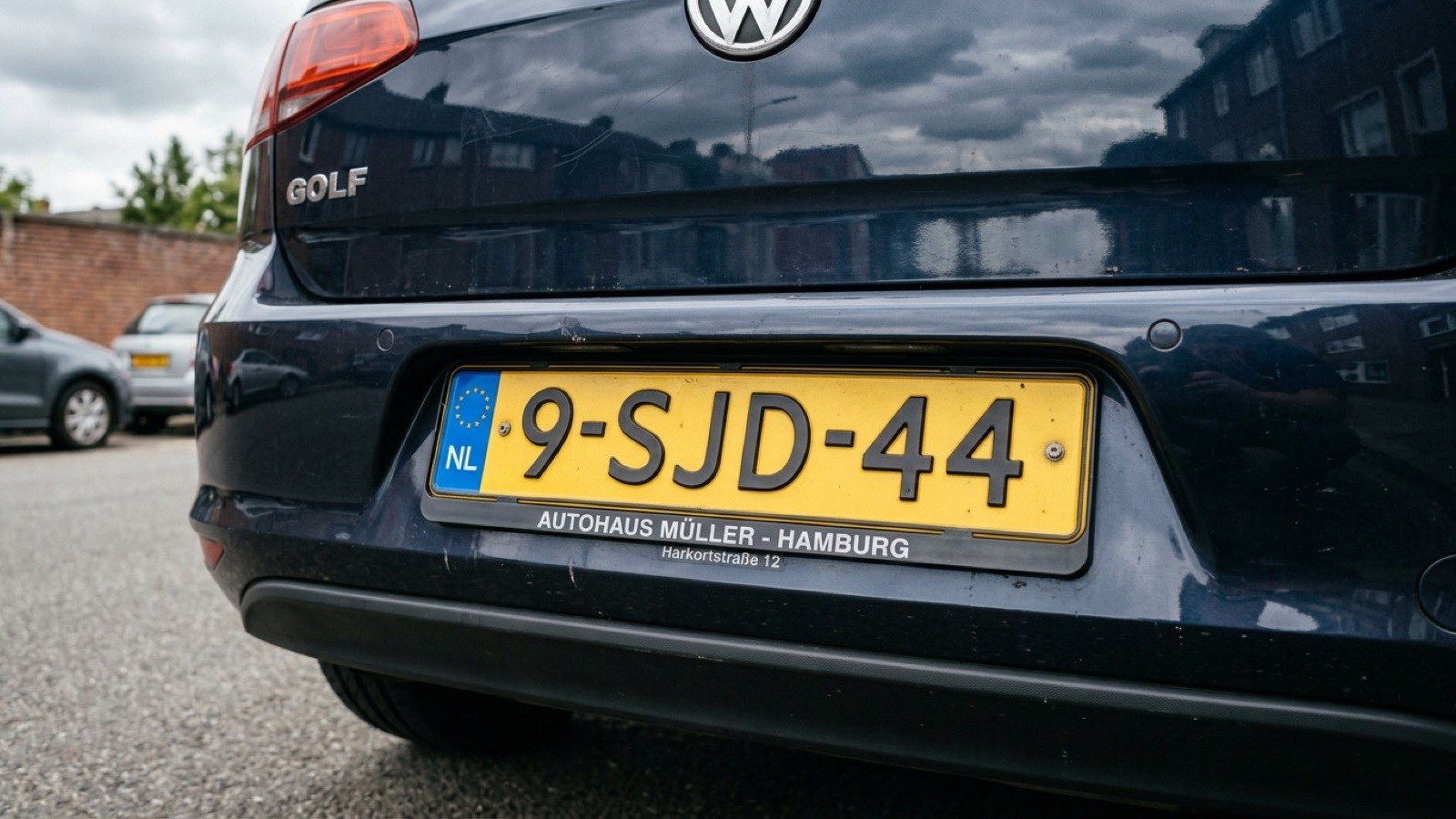 How do you spot an imported car in the Netherlands?
